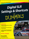 Digital SLR Settings & Shortcuts For Dummies (eBook)